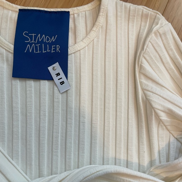 Simon Miller RIB shirt in cream - Picture 5 of 5